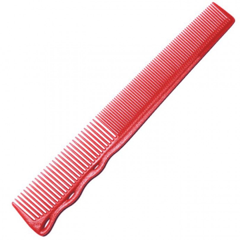 Расческа для точной стрижки Y.S.Park YS-252 (167мм), красная